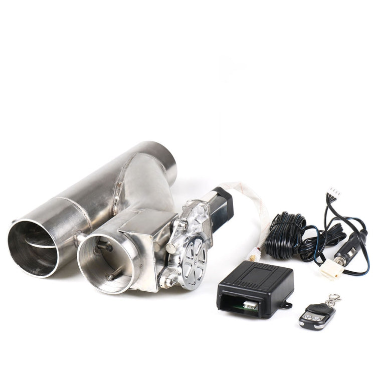 CNSPEED Y Shape 2 In 1 Car Remote Control Electric Exhaust Valve Pipe, Size: 2.25 inch, Size: 2.25 inch CNSPEED Y Shape 2 In 1 Car Remote Control Electric Exhaust Valve Pipe, Size: 2.25 inch, Size: 2.25 inch